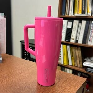 Neon pink Brumate Era 40oz